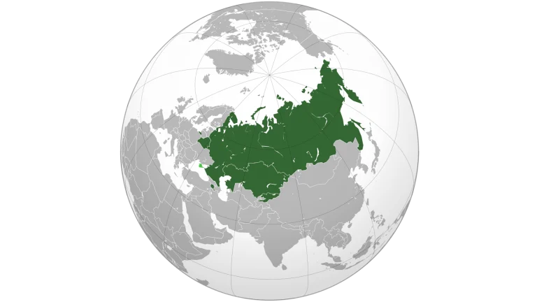 Map of Eurasian Economic Union